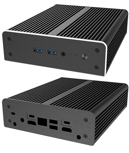 Akasa Newton AC3 Encloure (for Intel NUC13 Arena Canyon) <b>[A-NUC96-M1B]</b>