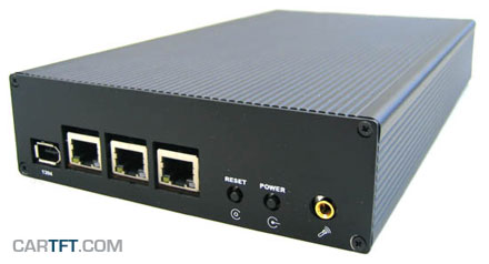 CALU-M2-4LAN - P4-M Car-PC Barebone -- 4x LAN