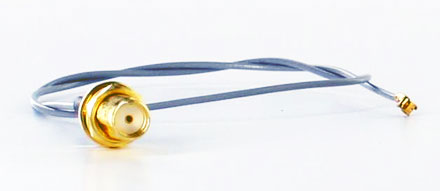 Pigtail Kabel UFL U.FL SMA weiblich (30cm, fr Mini-PCI WLAN,3G,GPS)