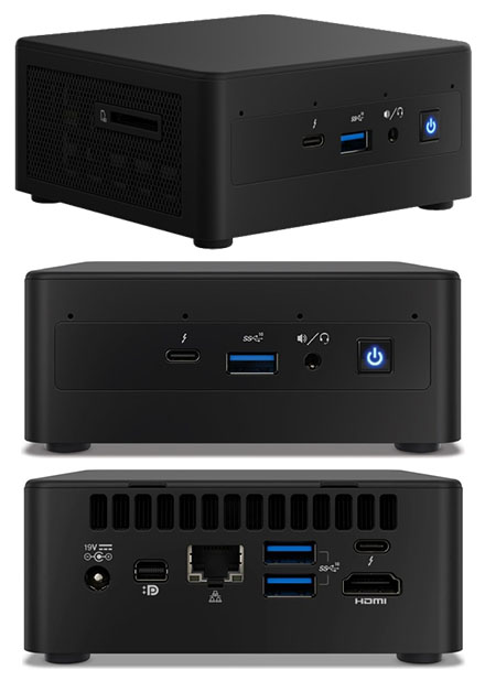 Intel NUC11PAHi3 (Intel Core i3-1115G4 4x 4,10GHz, 1x HDMI, 1x Mini DP, 2x Thunderbolt, 2.5" HDD/SSD support)