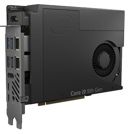 Intel NUC9I7QNB (Intel Core i7-9750H bis zu 4,50GHz, 1x HDMI, 2x Thunderbolt 3, 3x <b>M.2, PCIe</b>)