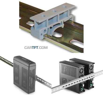 DIN-Rail (Hutschiene) Adapter  f. M350 Gehuse